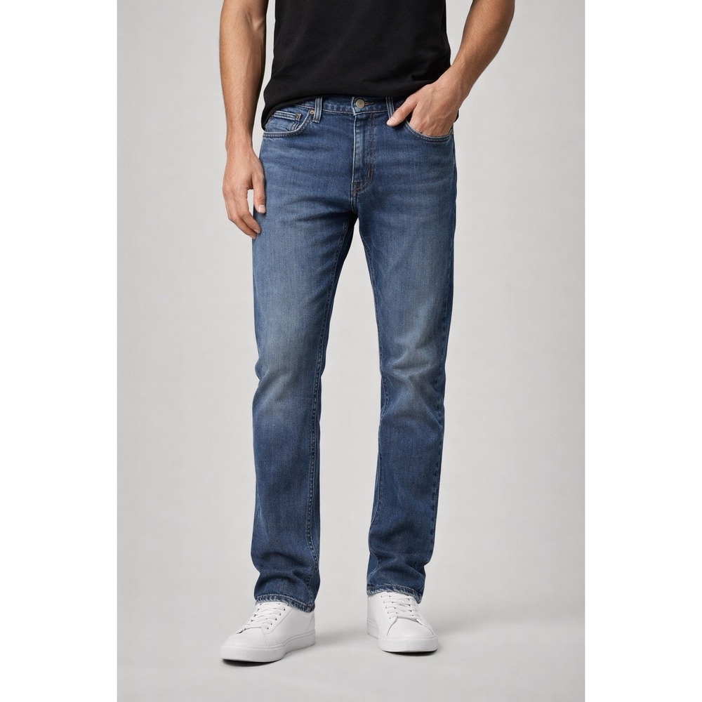 Levi's Men's 514 Straight Leg Jeans W33 L32 Blue Denim Mid Rise Classic Fit